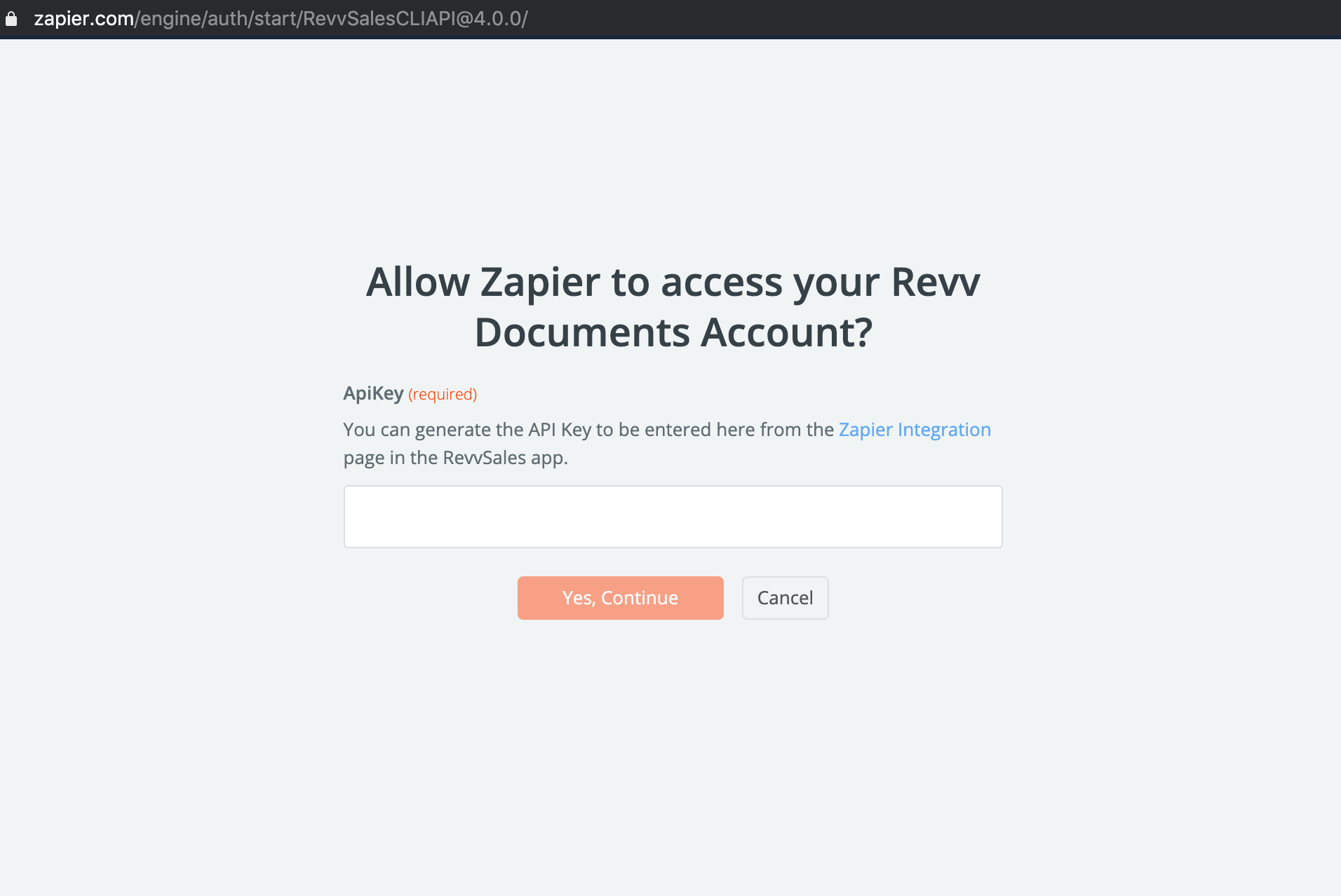 Revv Zapier API