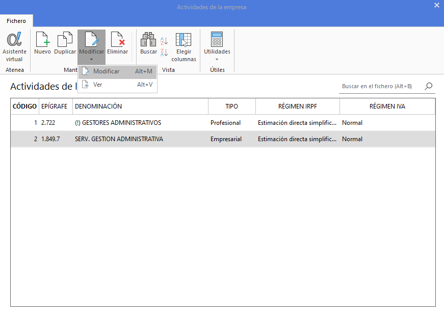 E023 Dónde se configura la prorrata especial en Estimación