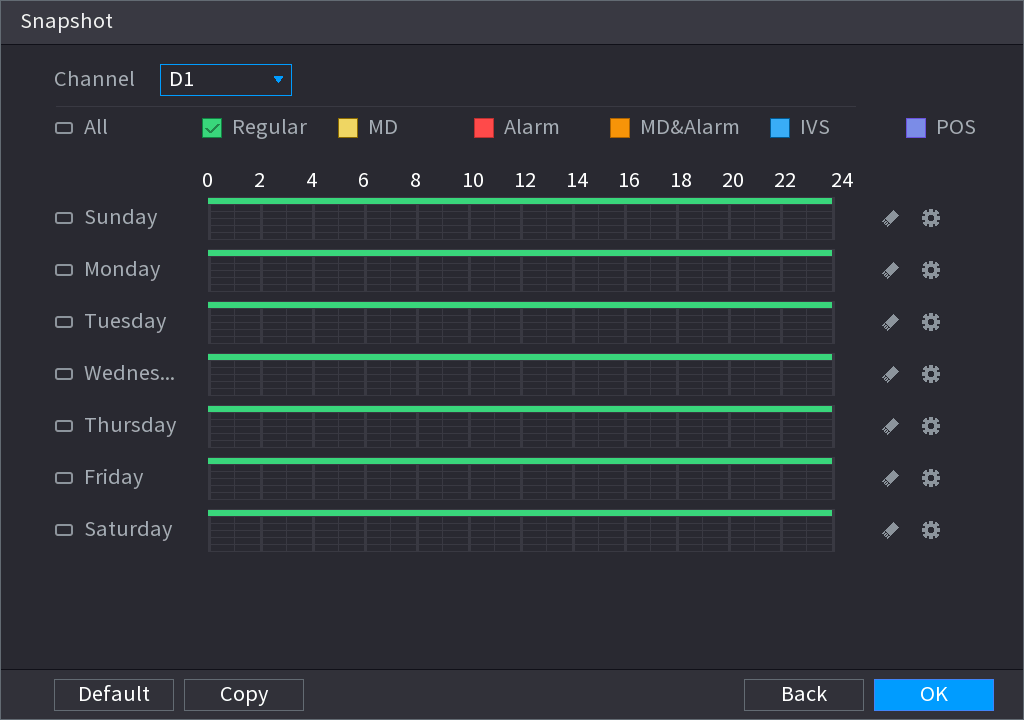 How To Configure Schedule Snapshot Recording Setup