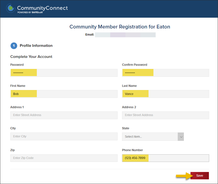 CommunityConnect Member Registration for Eaton, Form.png