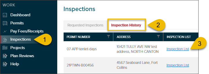 CommunityConnect, download inspection results, Inspections, inspection history.png