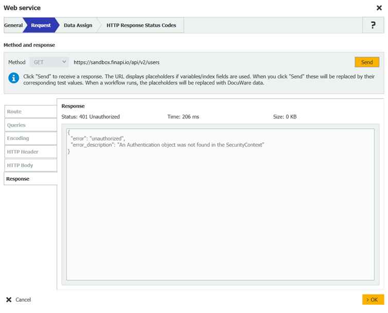 DocuWare Web Service Activity 2