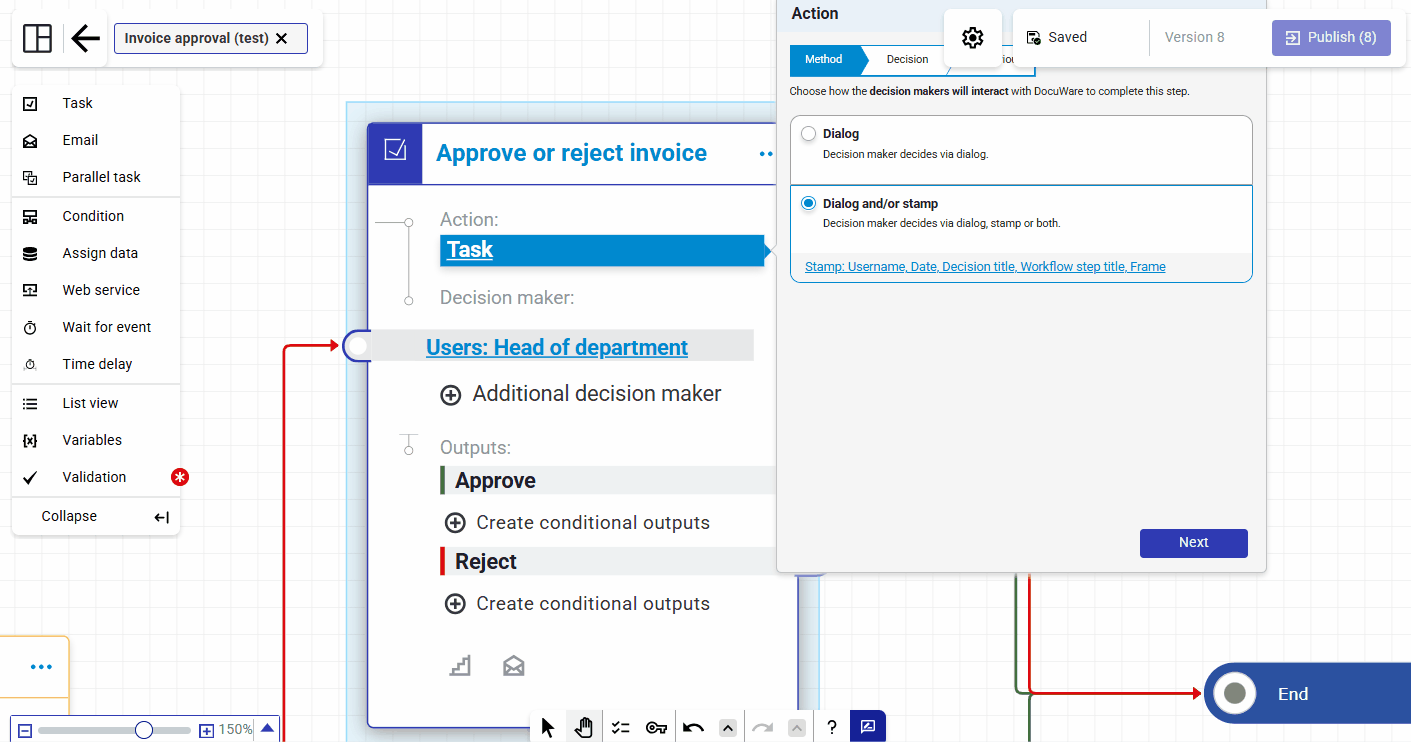 How to validate the workflow configuration