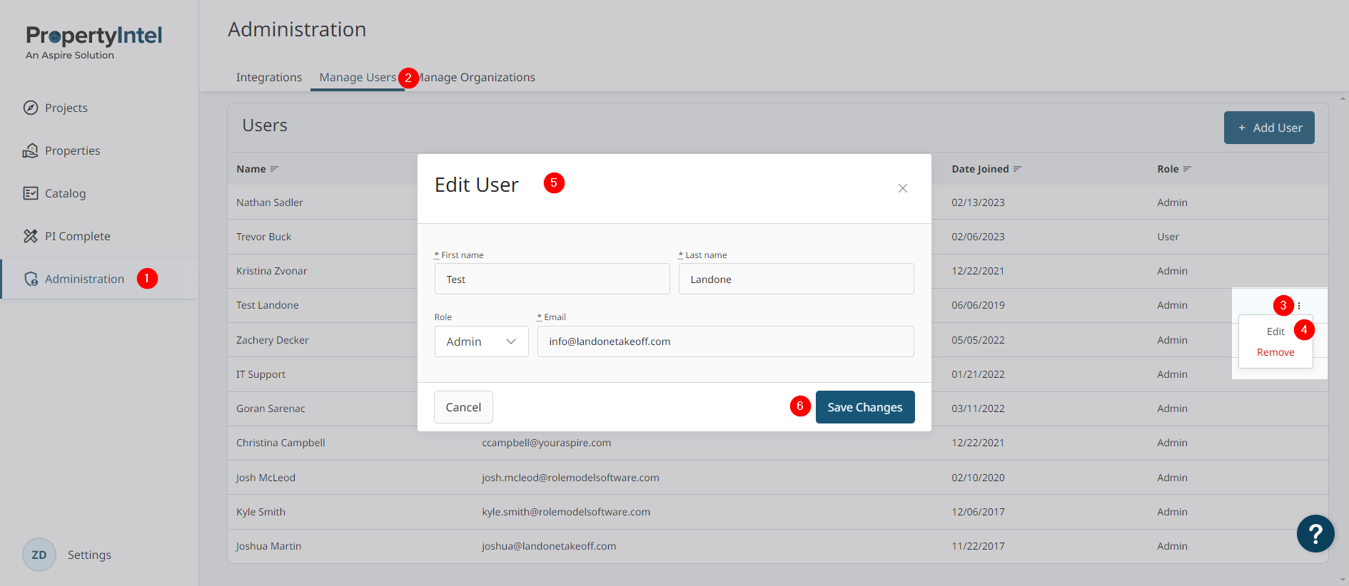 Disable Users Navigate Manage Users