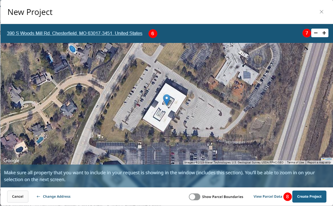 Projects In Map Creating a Project Using a Map