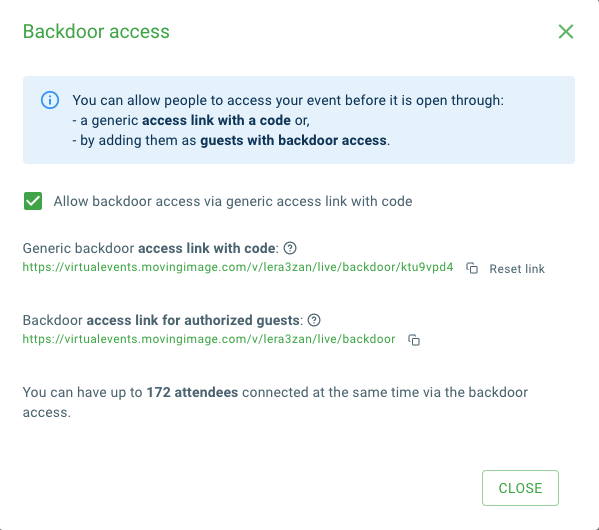 Backdoor access