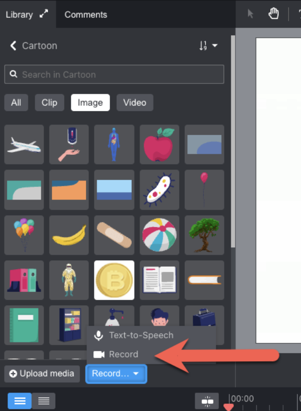 Recorded Image Screen Recording