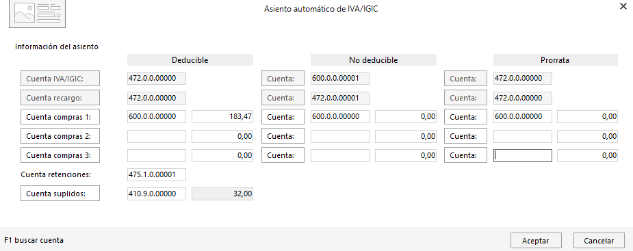 C C Mo Contabilizar Una Factura Con Suplidos