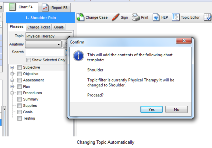 Clinicient | Change Topic Automatically