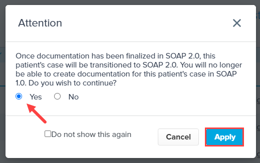 EMR_2.0_Documentation_Transition to SOAP 2.0_Confirmation