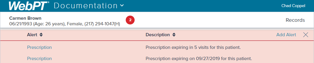 EMR_2.0_Patient Profile_Alerts Drawer_Prescription