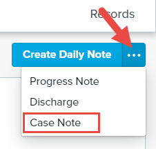 EMR_2.0_Patient Profile_Create Case Note_Button