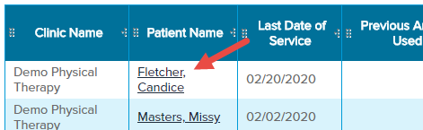EMR_Analytics_Analysis Grid_Reports_Medicare Threshold_Patient Name Column
