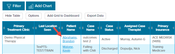 EMR_Analytics_Analysis Grid_Reports_Prescriptions_Patient Name Column