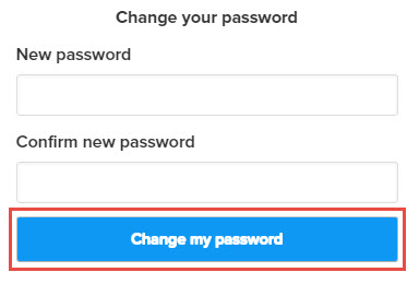 Strivehub_Patient Portal_Change My Password Button