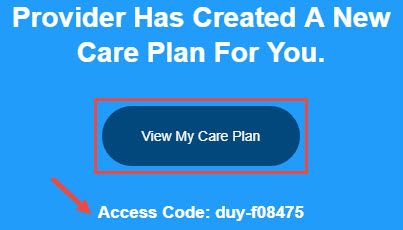 Strivehub_Patient Portal_Welcome Email_View My Care Plan