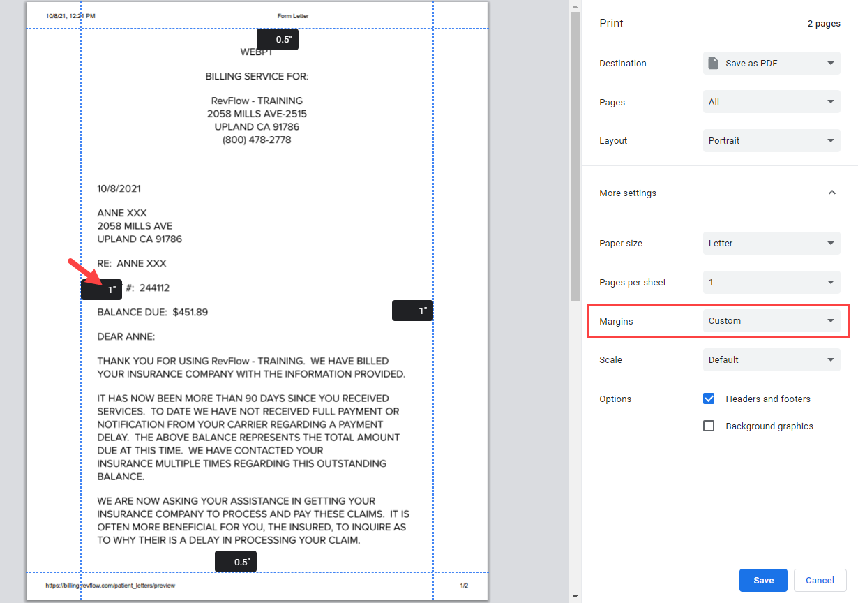 webpt-billing-form-letters