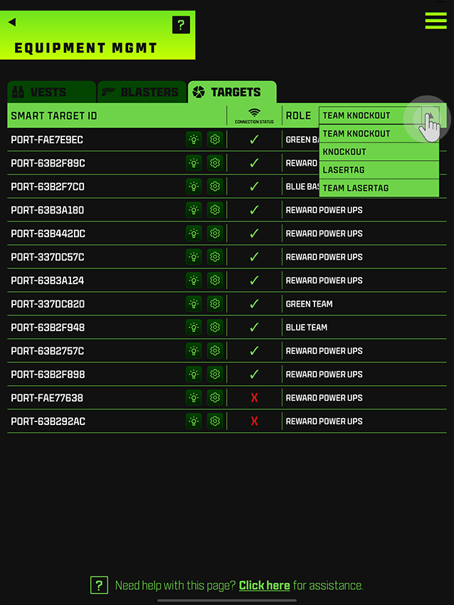 Copy Target Ability Assigning Target Roles
