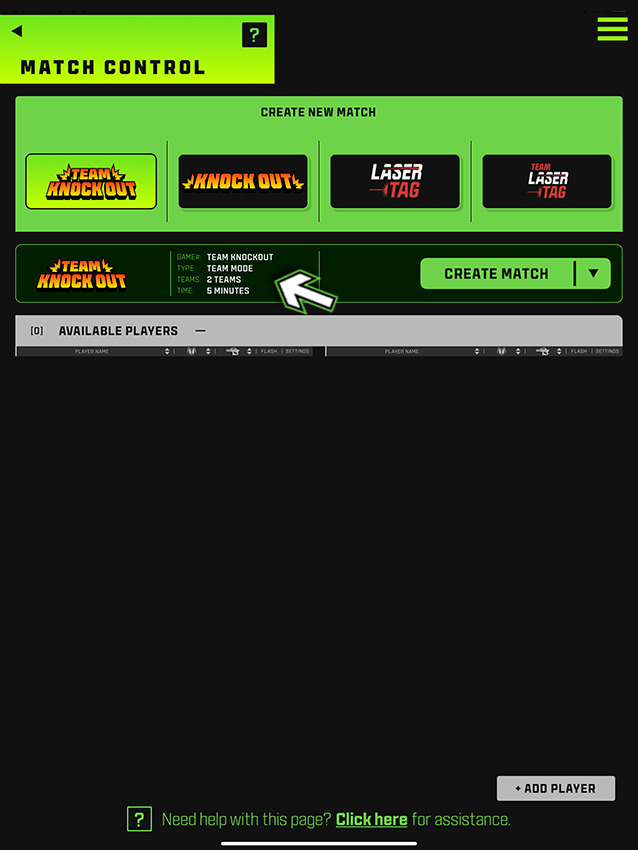Matching Controller Software Create and Manage Matches