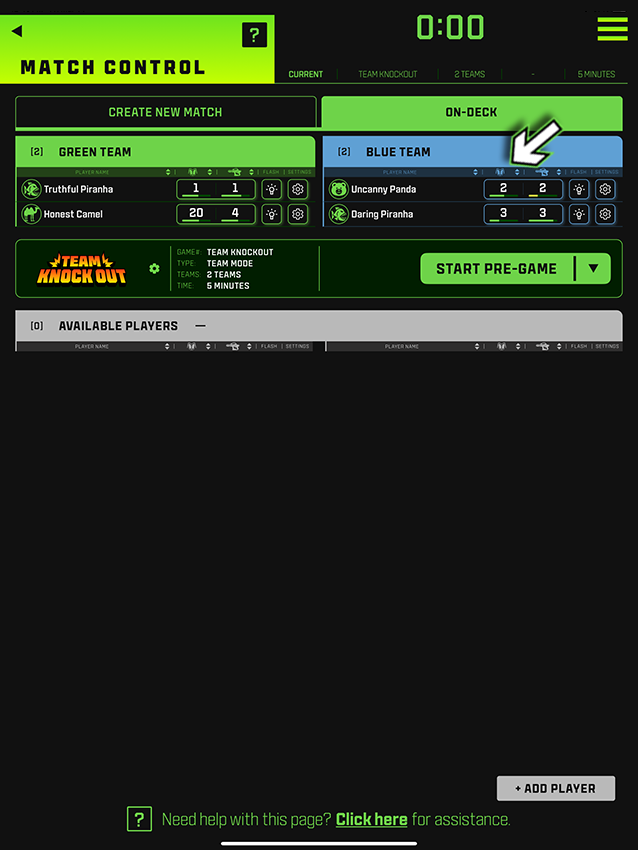Match Control Counter Create and Manage Matches