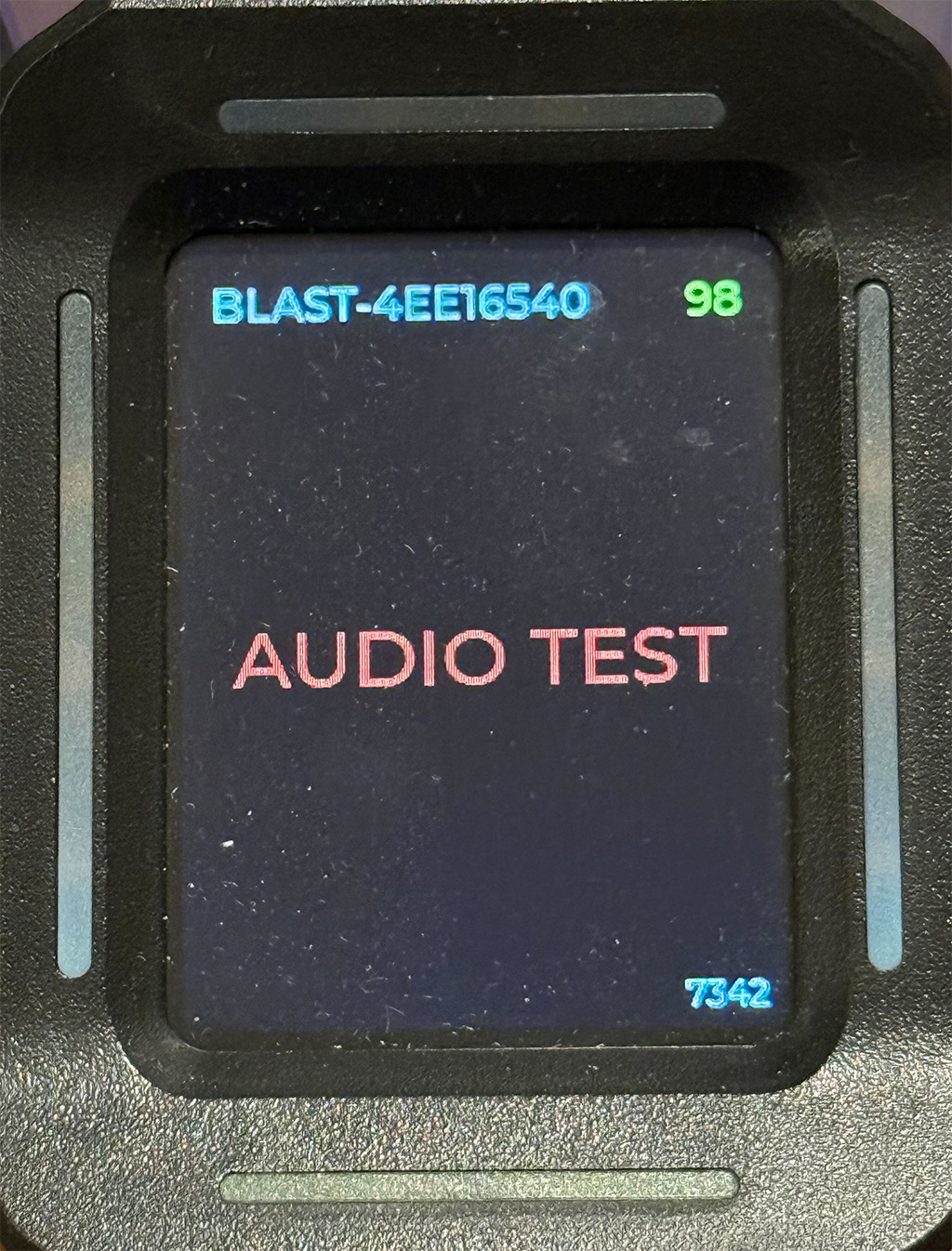 Blaster Factory Firmware Diagnostic Tests