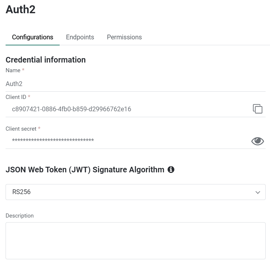 Activating the new OAuth2 authentication method