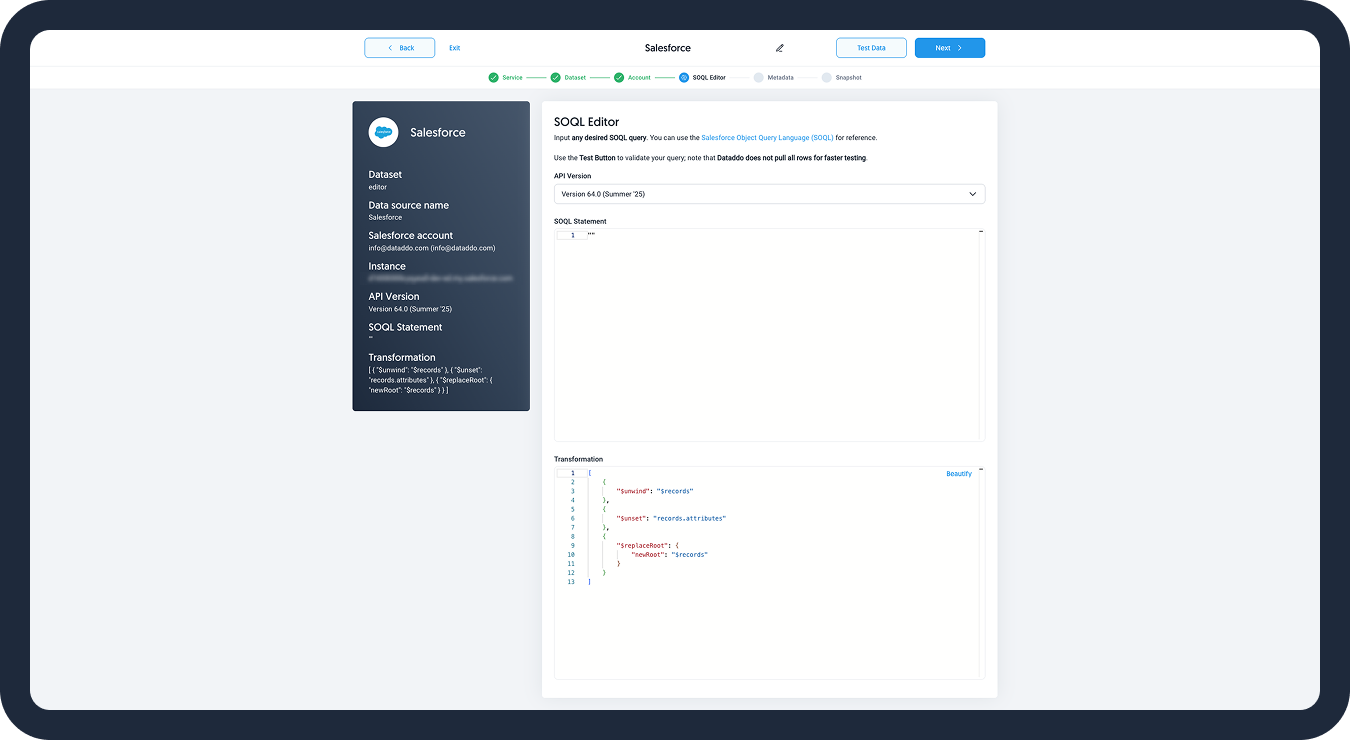 Custom SQL Query