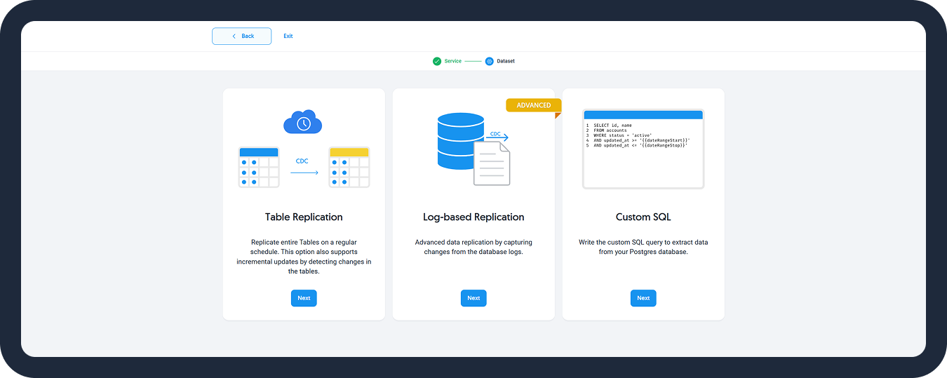 Database Connectors Unification