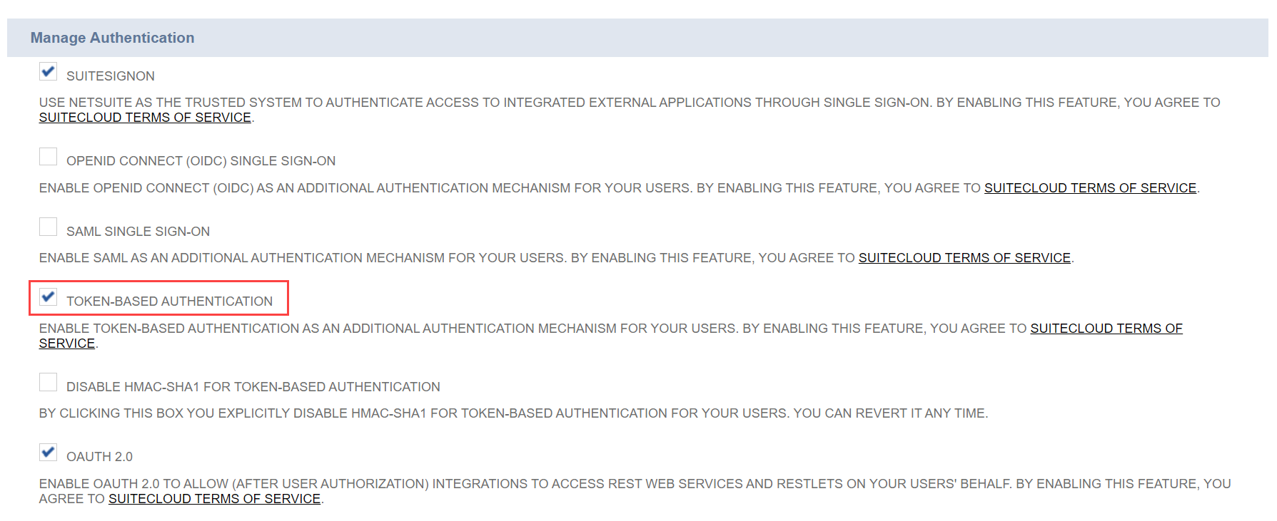 4. Manage Authentication and Token based Authentication