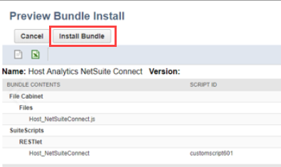 5. Install bundle