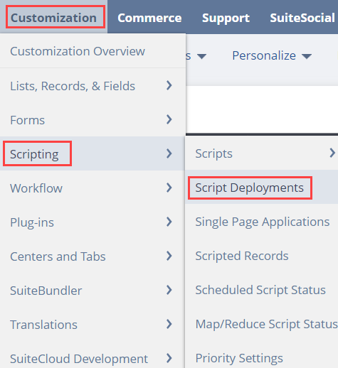 6. customization scripting  Script deployments