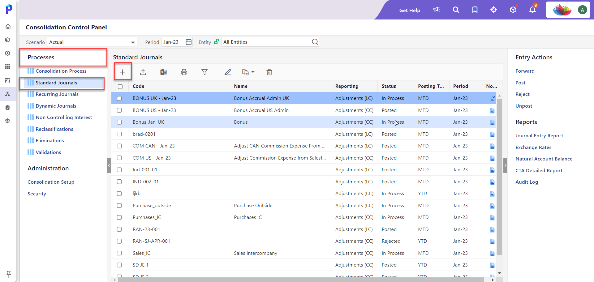 Process pane add how tos