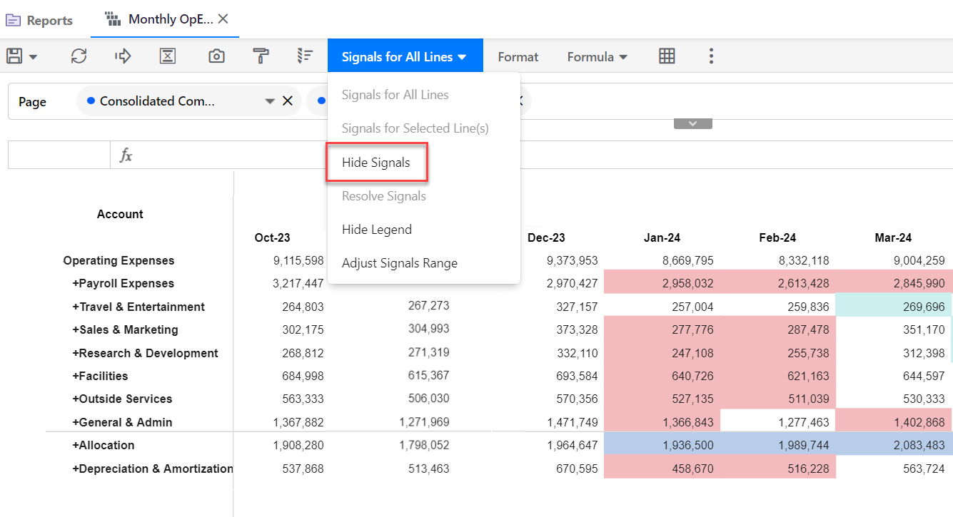 Report_Hide Signals