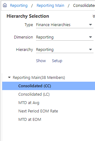 Reporting Currency Use Case - Reporting Currency