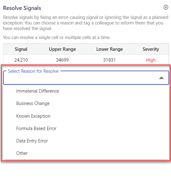 Resolve Signals_Select Reason