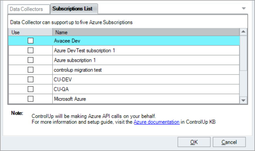 AzureSubs