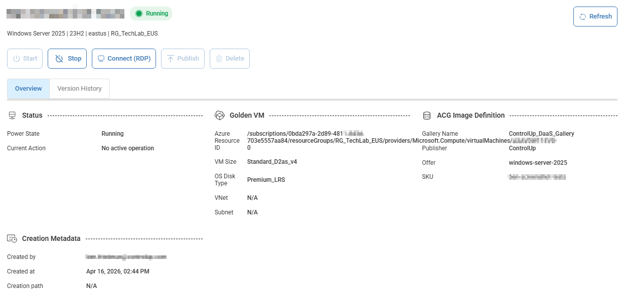 image details page showing overview tab