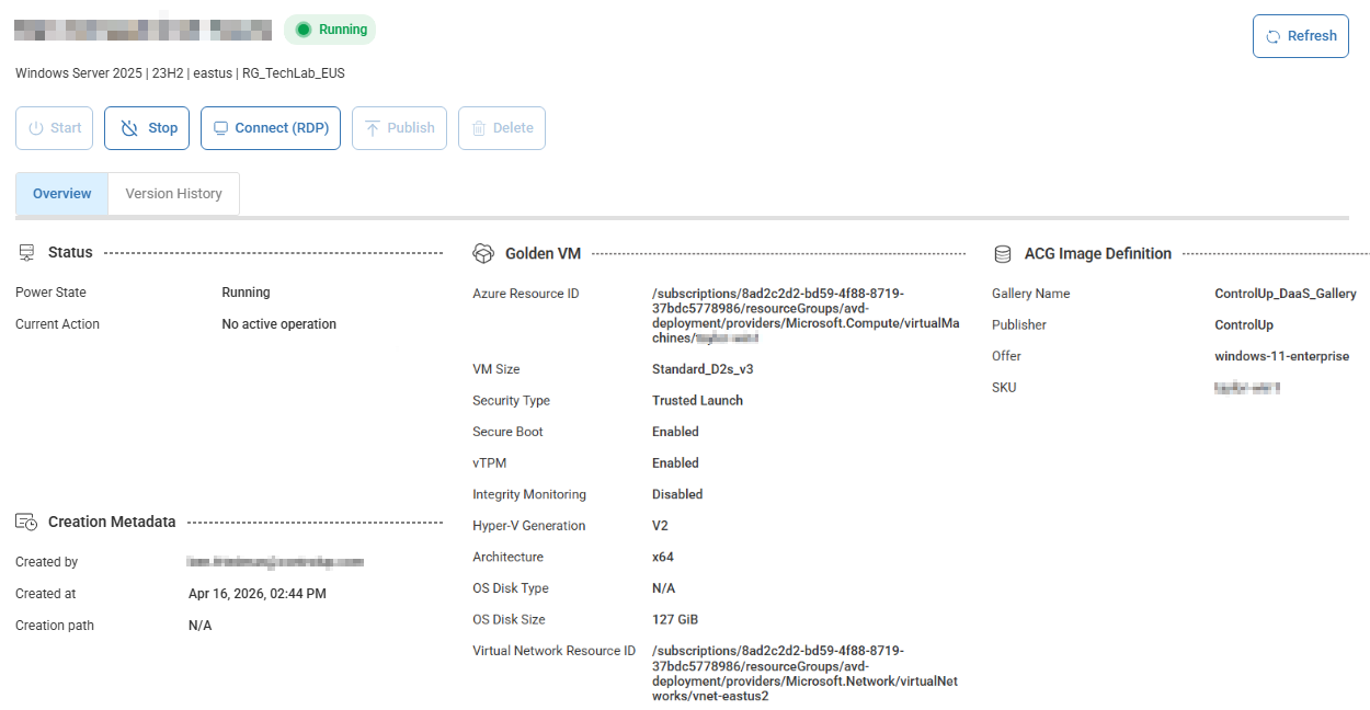 image details page showing overview tab