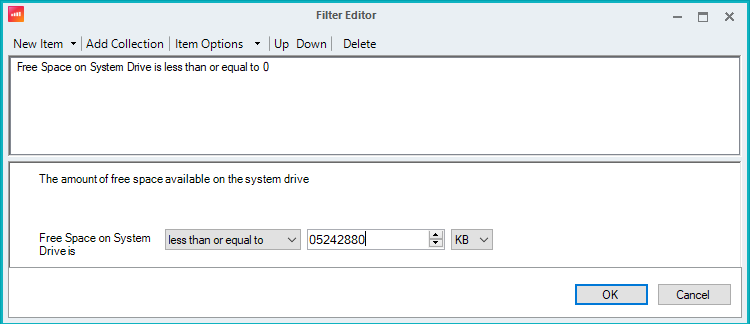 Create free space on monitor drive