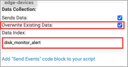 Overwrite Existing Data checkbox