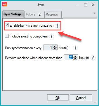 Enable Built-in Synchronization