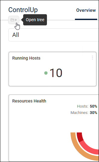 open tree icon selected