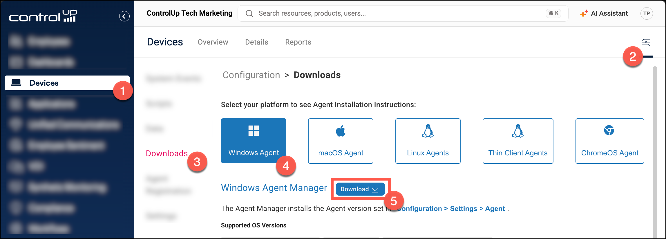 Windows Agent Manager download