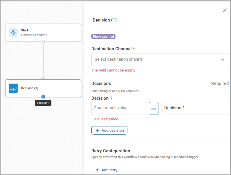 decision node details