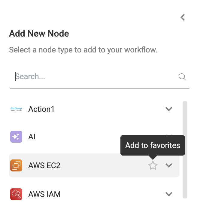 add to favorites icon