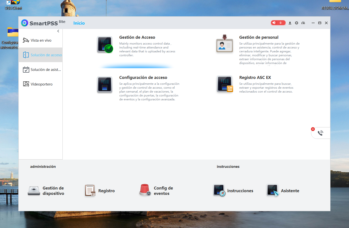 - Configuración de SmartPSS Lite en el módulo de acceso