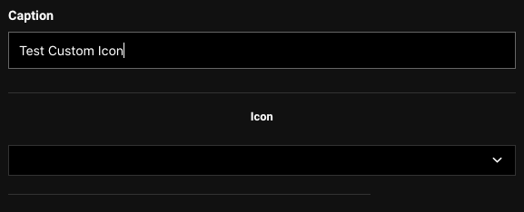 Adding Custom Icons to Navigation Section