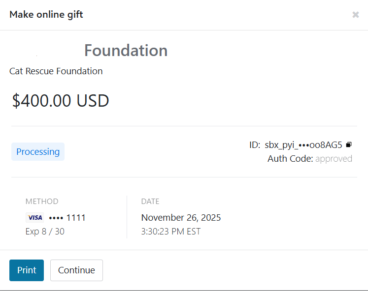 Donate Online Public Giving