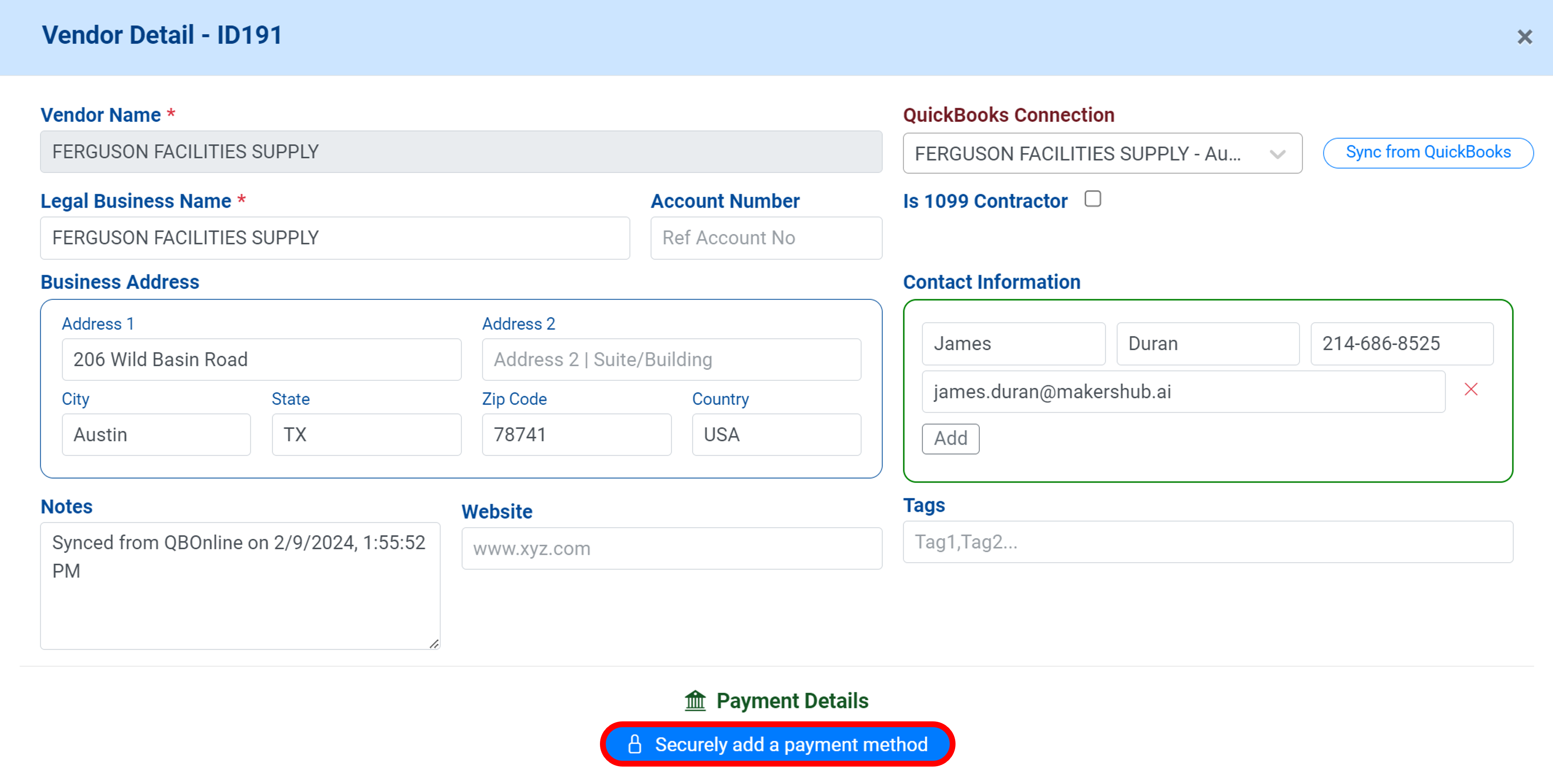 Securely Add a Payment Method(3)