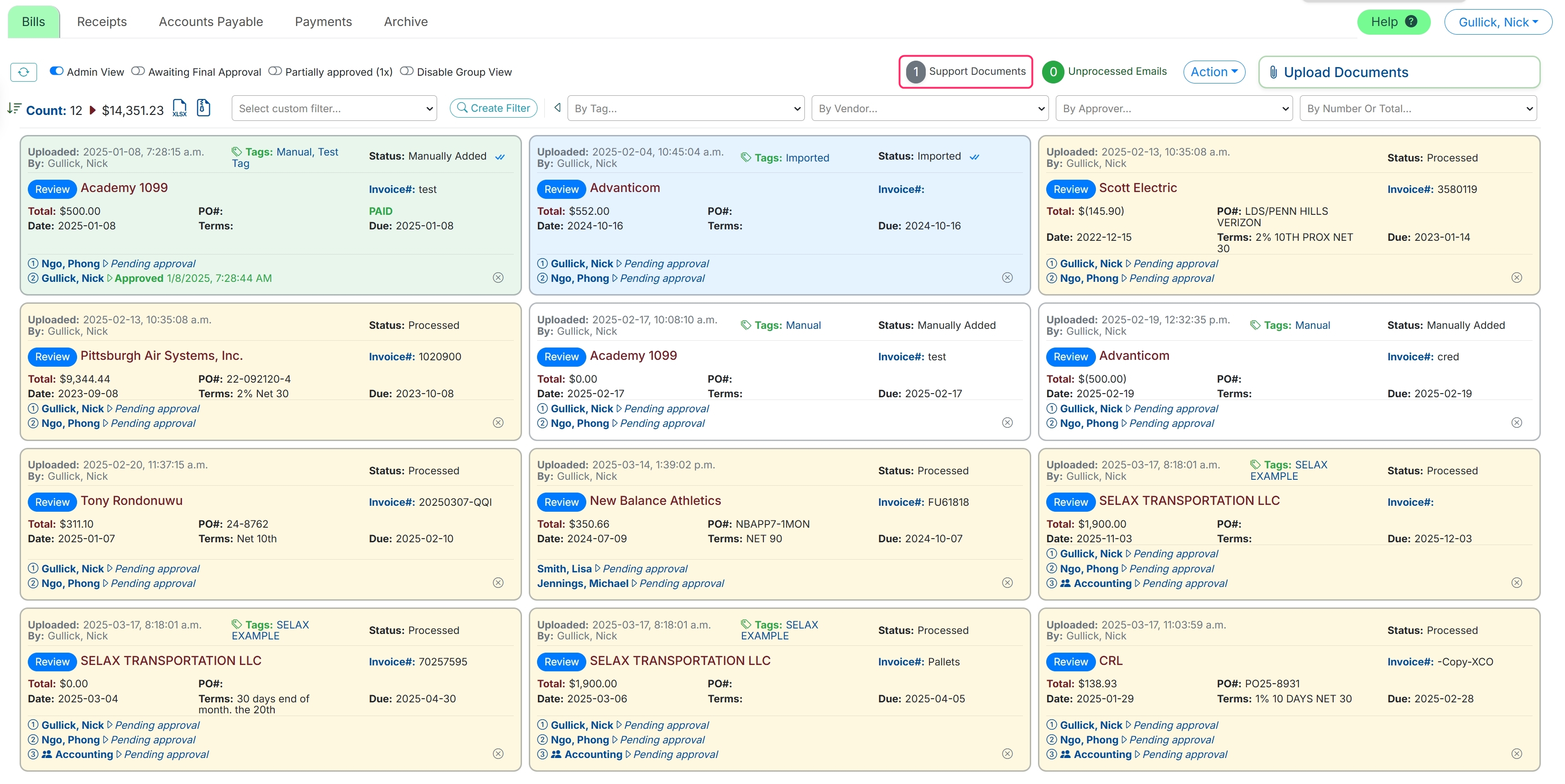 Add Support Documentation